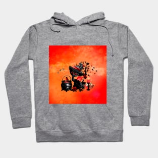 Cute little dark cat, halloween time Hoodie